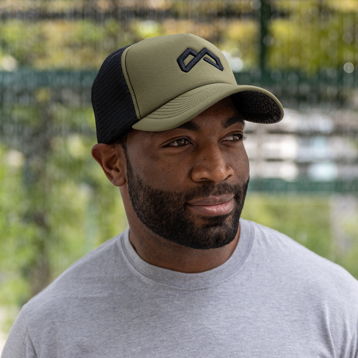 MONGO Hats XLS Foam Trucker - Green / Black