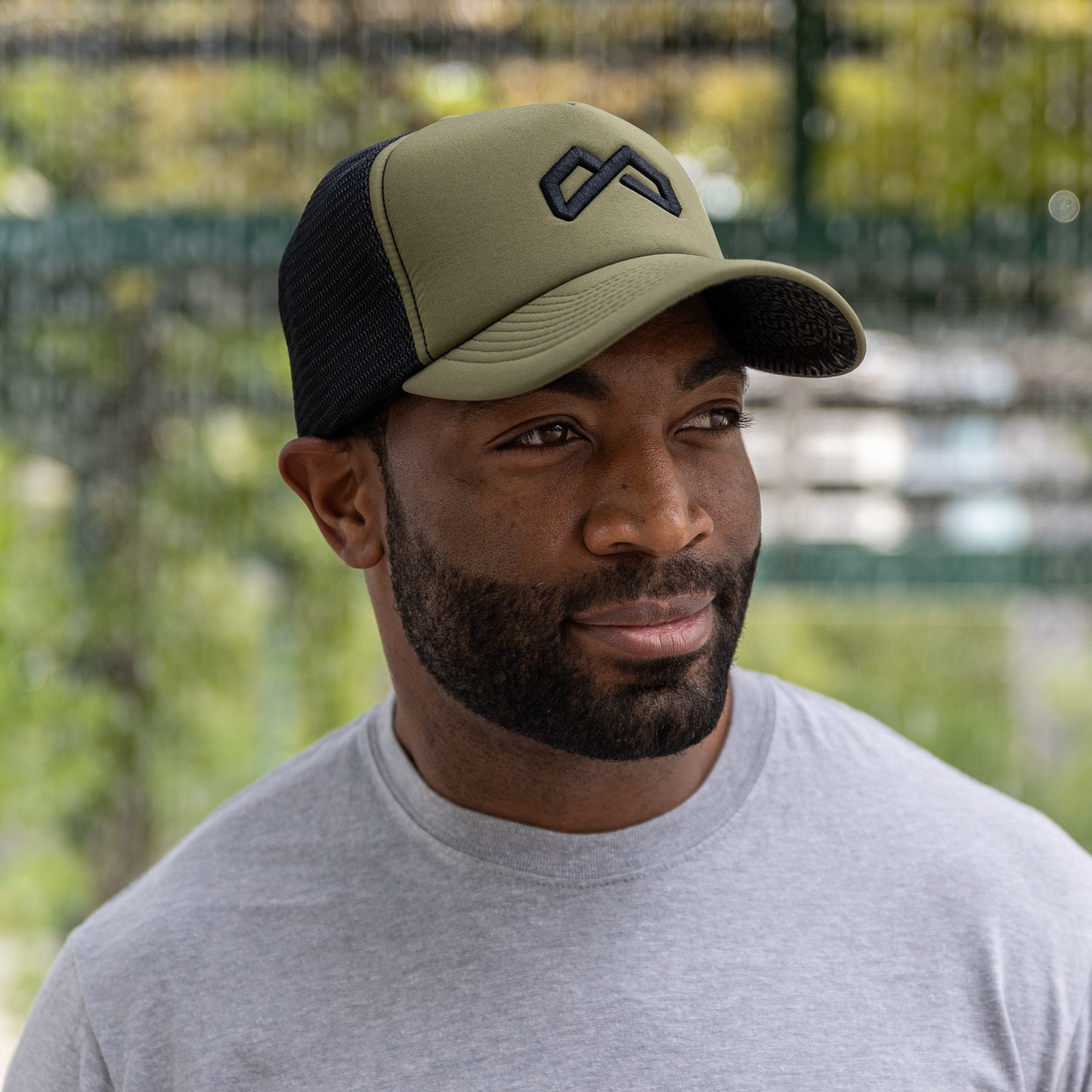 MONGO Hats XLS Foam Trucker - Green / Black