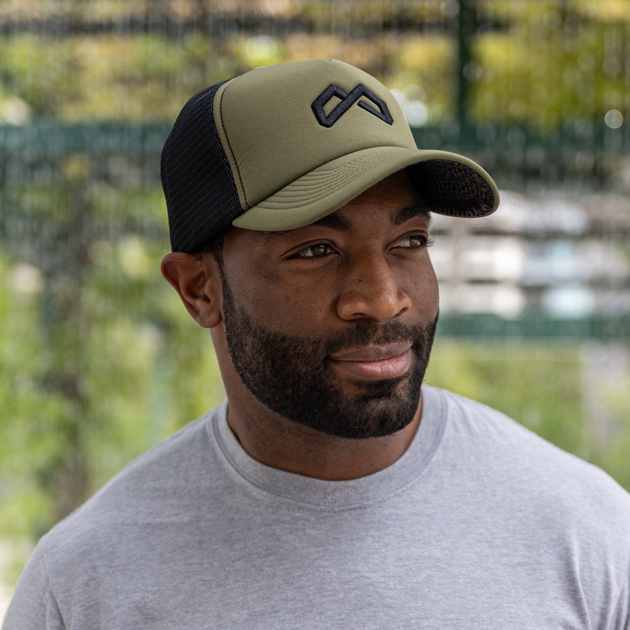 MONGO Hats XLS Foam Trucker - Green / Black